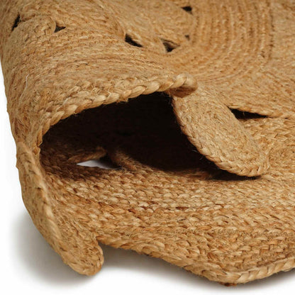 Rug Brown Ø 180 cm Jute