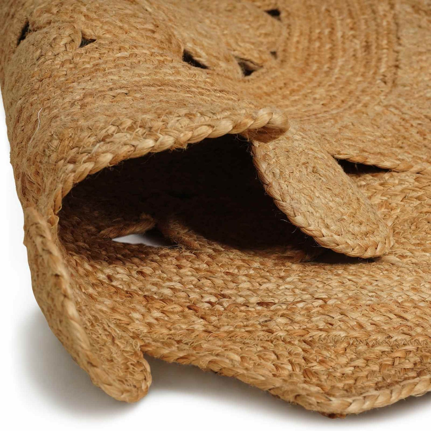 Rug Brown Ø 210 cm Jute