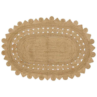 Area Rugs Natural 205 x 305 cm Jute