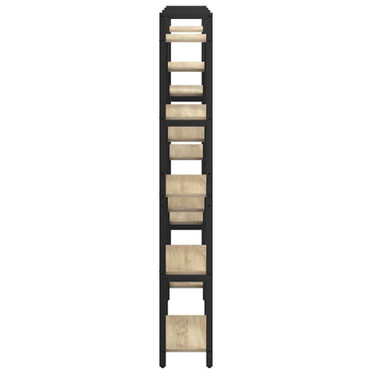 Bookshelf 156 x 25 x 167 cm Engineered Wood Sonoma Oak
