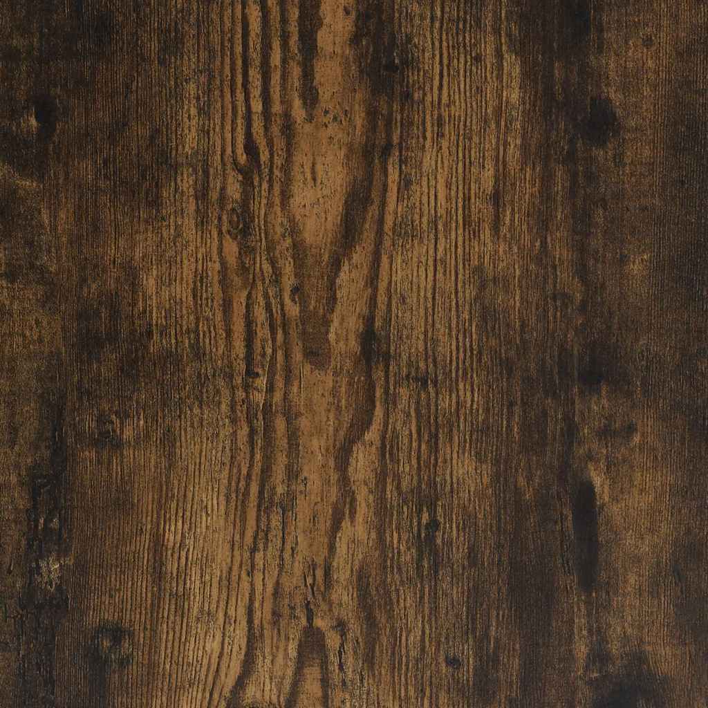 Bookshelf 156 x 25 x 167 cm Engineered Wood Smoked Oak
