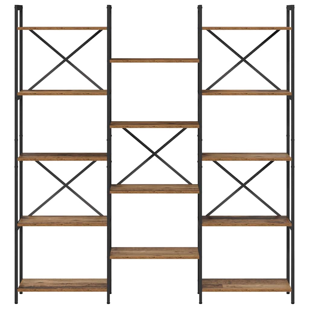 Bookshelf Old wood 156 x 25 x 167 cm Engineered Wood