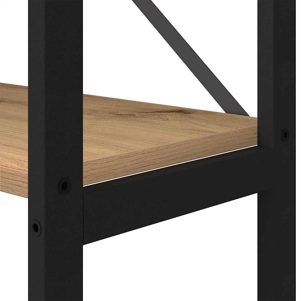 Bookshelf Artisan Oak 156 x 25 x 167 cm Engineered Wood