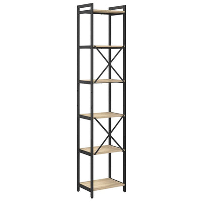 Bookshelf Sonoma Oak 40 x 30 x 189.5 cm Engineered Wood