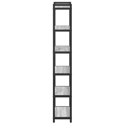 Bookshelf 40 x 30 x 189.5 cm Engineered Wood Grey sonoma