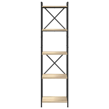 Bookshelf 40 x 30 x 155 cm Engineered Wood Sonoma Oak