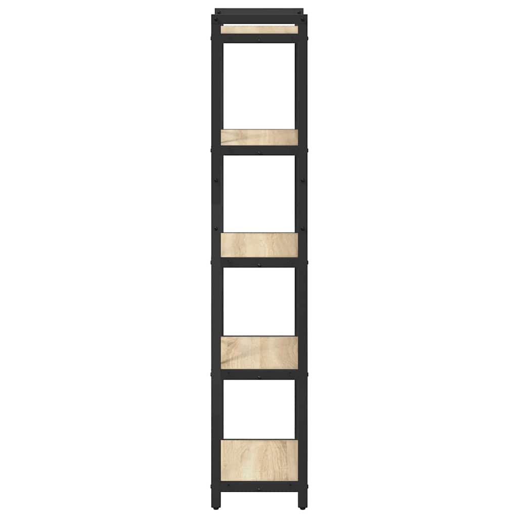 Bookshelf 40 x 30 x 155 cm Engineered Wood Sonoma Oak