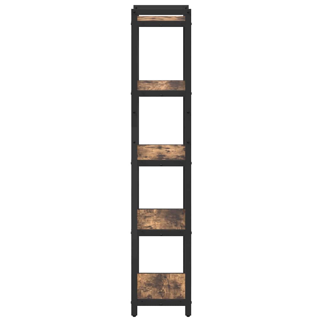 Bookshelf 40 x 30 x 155 cm Engineered Wood Smoked Oak