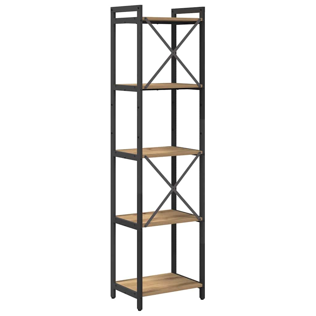 Bookshelf Artisan Oak 40 x 30 x 155 cm Engineered Wood