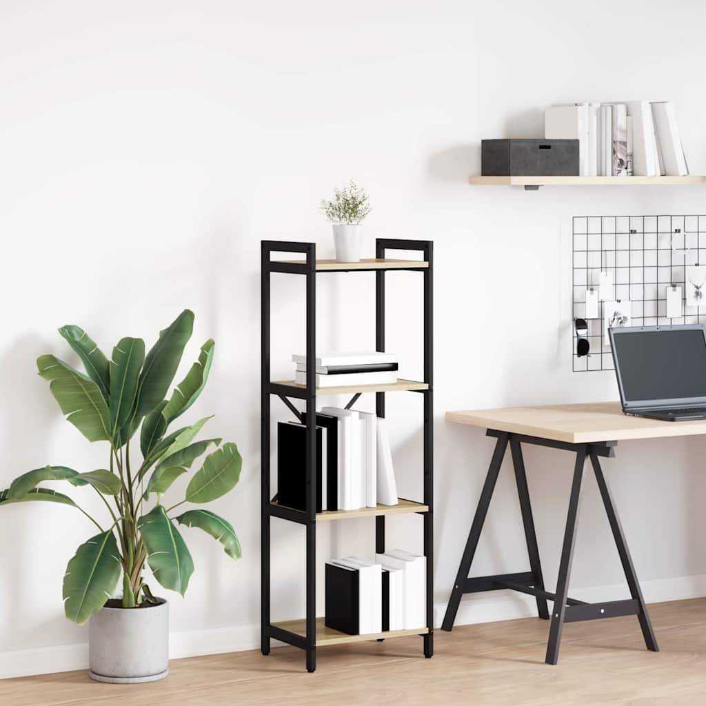 Bookshelf 40 x 30 x 119 cm Engineered Wood Sonoma Oak