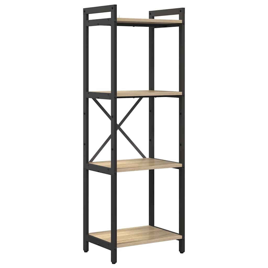 Bookshelf 40 x 30 x 119 cm Engineered Wood Sonoma Oak