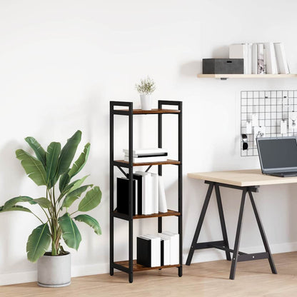 Bookshelf 40 x 30 x 119 cm Engineered Wood Smoked Oak