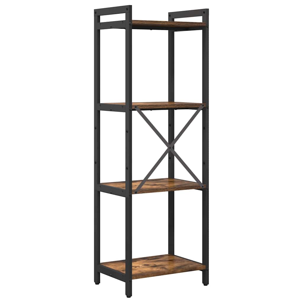 Bookshelf 40 x 30 x 119 cm Engineered Wood Smoked Oak