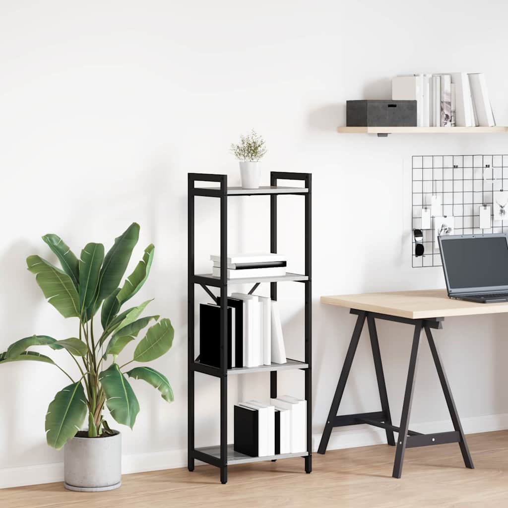 Bookshelf Grey sonoma 40 x 30 x 119 cm Engineered Wood