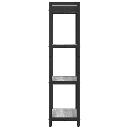 Bookshelf 40 x 30 x 119 cm Engineered Wood Grey sonoma