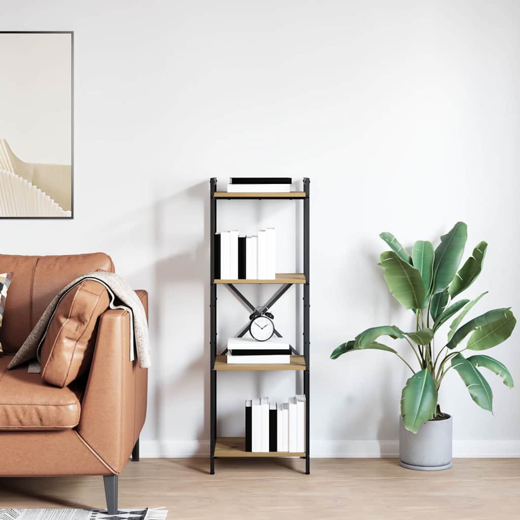 Bookshelf Artisan Oak 40 x 30 x 119 cm Engineered Wood