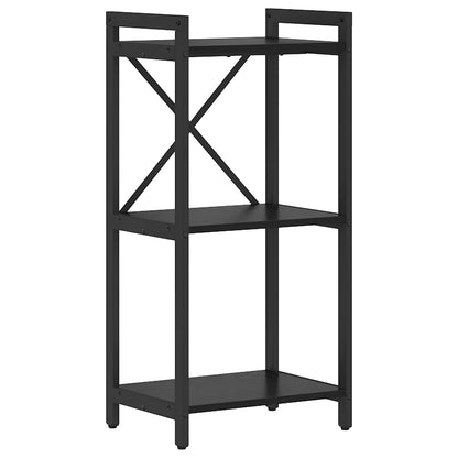 Bookshelf Black Oak 40 x 30 x 85 cm Engineered Wood