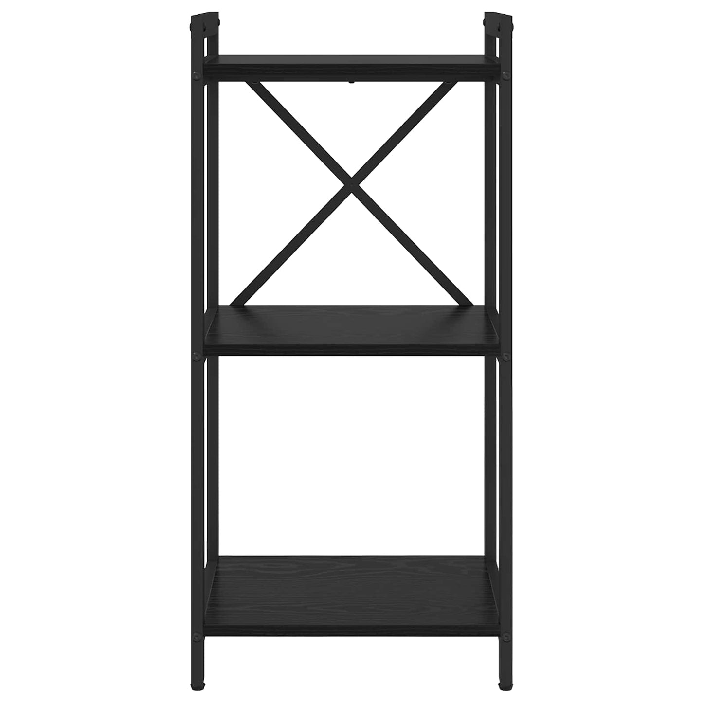 Bookshelf Black Oak 40 x 30 x 85 cm Engineered Wood