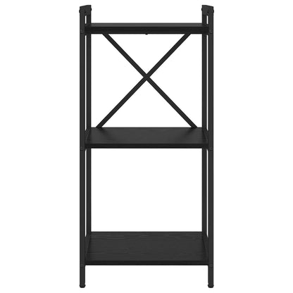 Bookshelf Black Oak 40 x 30 x 85 cm Engineered Wood