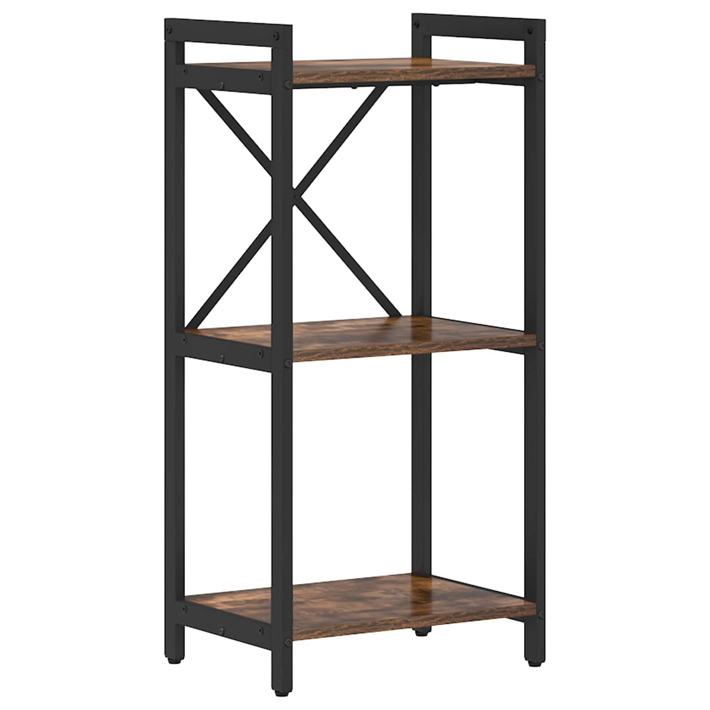 Bookshelf Smoked Oak 40 x 30 x 85 cm Engineered Wood