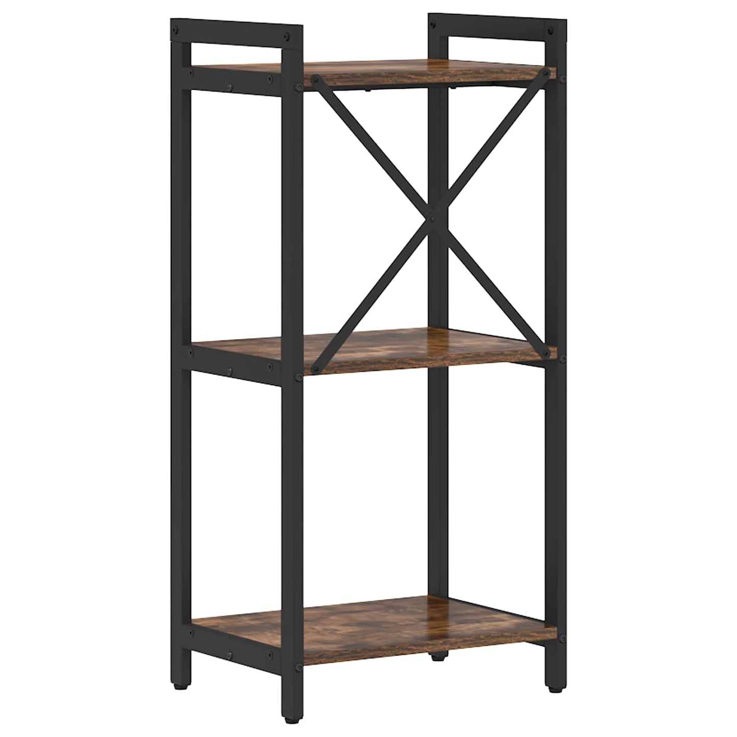 Bookshelf Smoked Oak 40 x 30 x 85 cm Engineered Wood