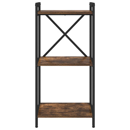 Bookshelf Smoked Oak 40 x 30 x 85 cm Engineered Wood