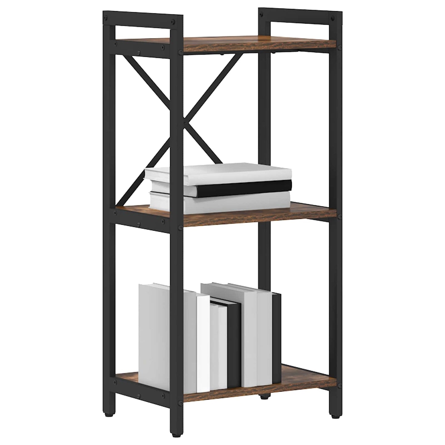 Bookshelf Smoked Oak 40 x 30 x 85 cm Engineered Wood