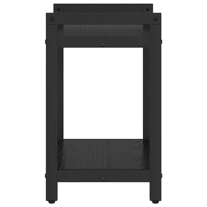 Bookshelf Black Oak 40 x 30 x 50 cm Engineered Wood