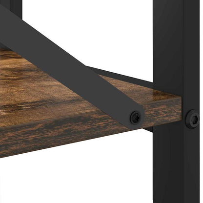 Bookshelf Smoked Oak 40 x 30 x 50 cm Engineered Wood