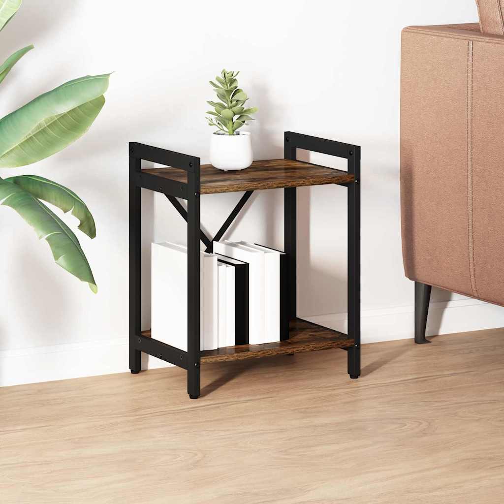 Bookshelf Smoked Oak 40 x 30 x 50 cm Engineered Wood