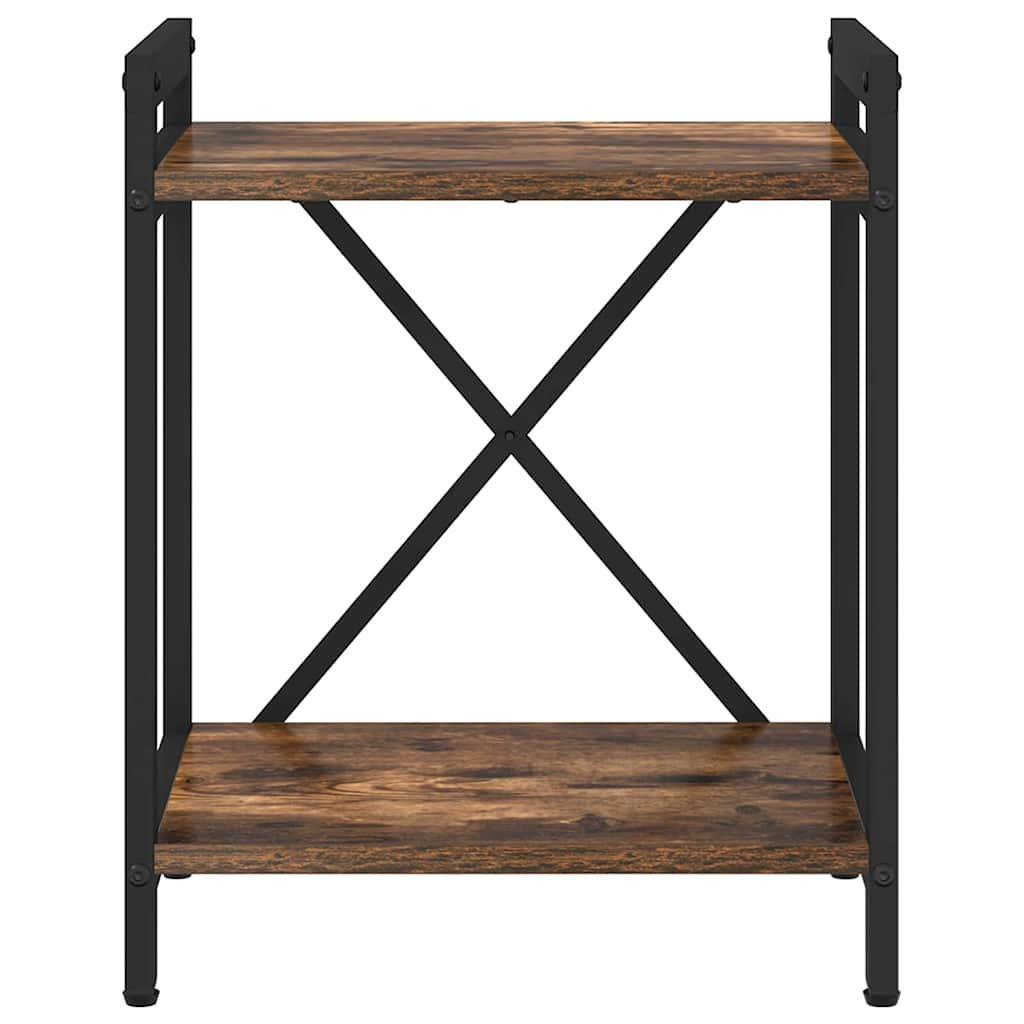 Bookshelf Smoked Oak 40 x 30 x 50 cm Engineered Wood