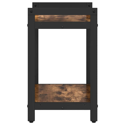 Bookshelf Smoked Oak 40 x 30 x 50 cm Engineered Wood