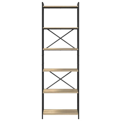 Bookshelf 60 x 30 x 189.5 cm Engineered Wood Sonoma Oak