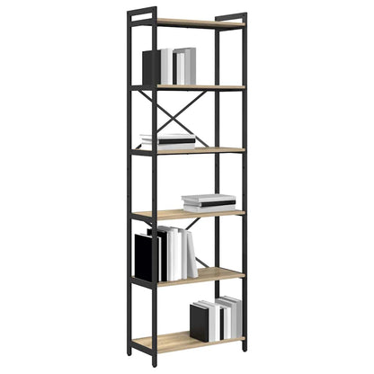 Bookshelf 60 x 30 x 189.5 cm Engineered Wood Sonoma Oak