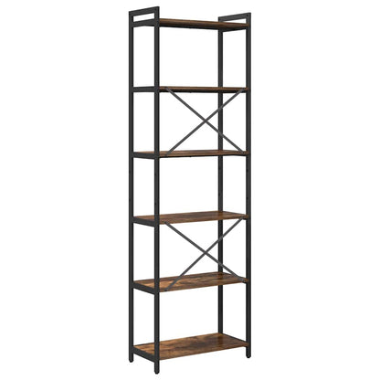 Bookshelf 60 x 30 x 189.5 cm Engineered Wood Smoked Oak