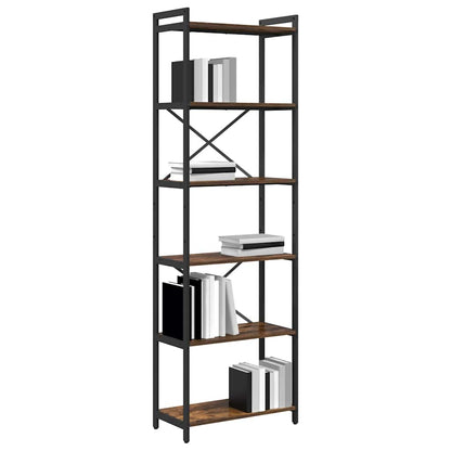 Bookshelf 60 x 30 x 189.5 cm Engineered Wood Smoked Oak