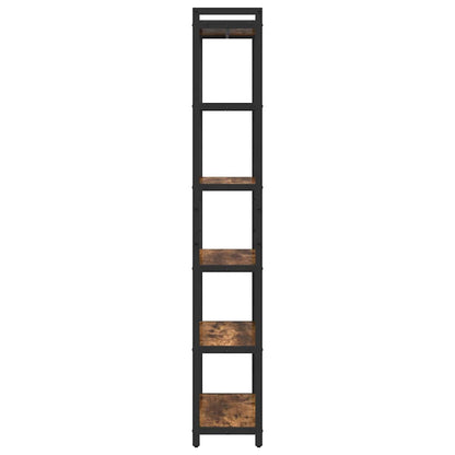 Bookshelf 60 x 30 x 189.5 cm Engineered Wood Smoked Oak