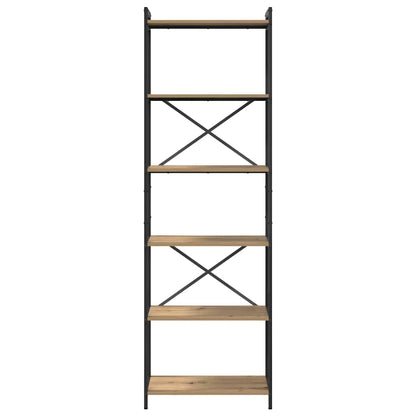 Bookshelf 60 x 30 x 189.5 cm Engineered Wood Artisan Oak