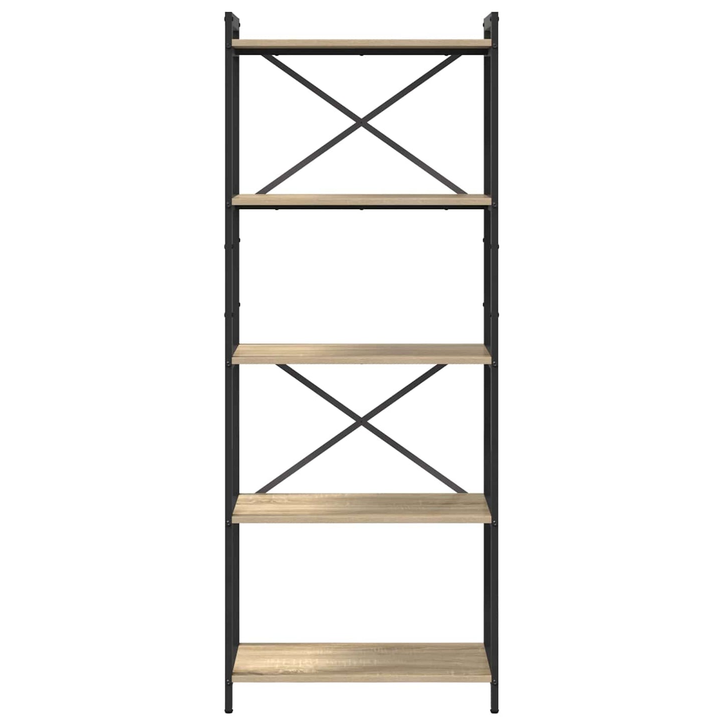 Bookshelf Sonoma Oak 60 x 30 x 155 cm Engineered Wood