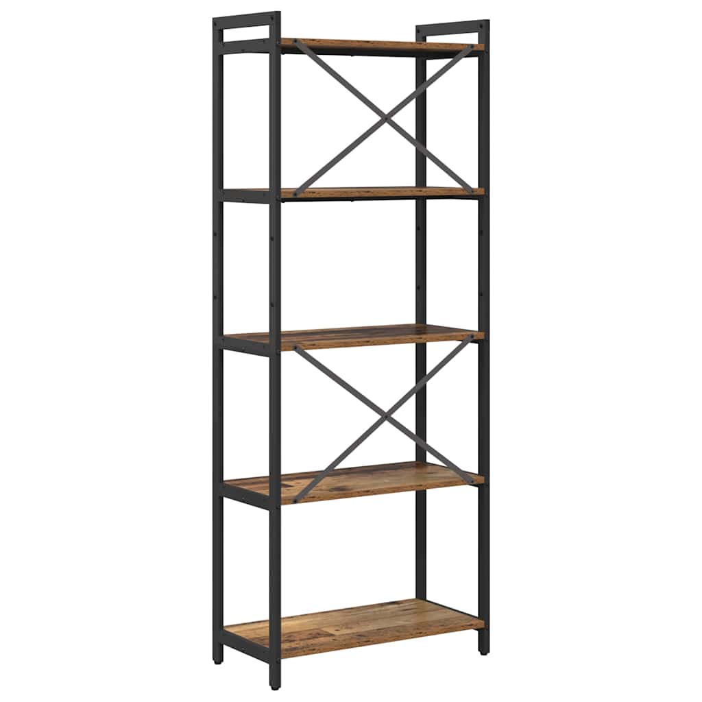Bookshelf Old wood 60 x 30 x 155 cm Engineered Wood