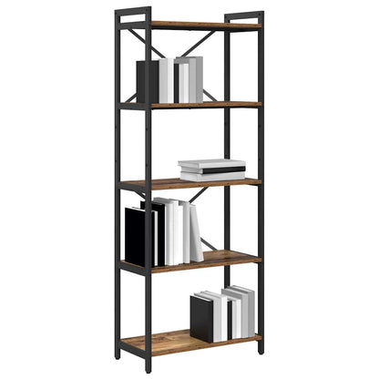 Bookshelf Old wood 60 x 30 x 155 cm Engineered Wood