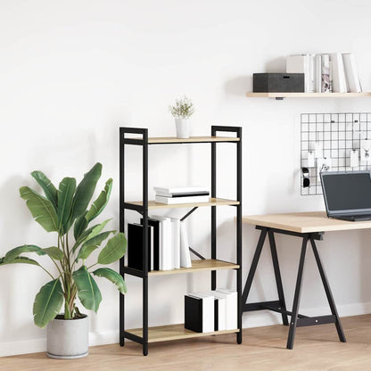 Bookshelf Sonoma Oak 60 x 30 x 120 cm Engineered Wood