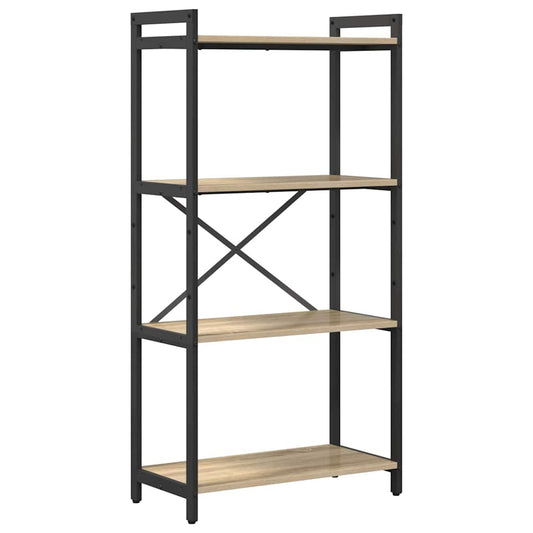 Bookshelf 60 x 30 x 120 cm Engineered Wood Sonoma Oak