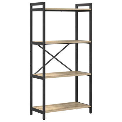 Bookshelf 60 x 30 x 120 cm Engineered Wood Sonoma Oak