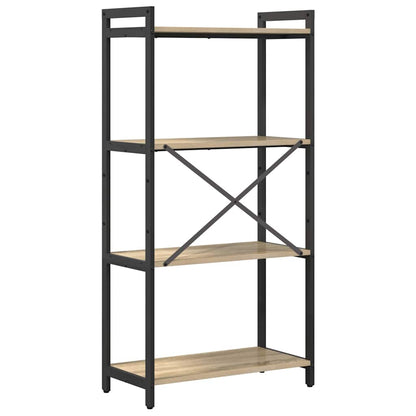 Bookshelf 60 x 30 x 120 cm Engineered Wood Sonoma Oak