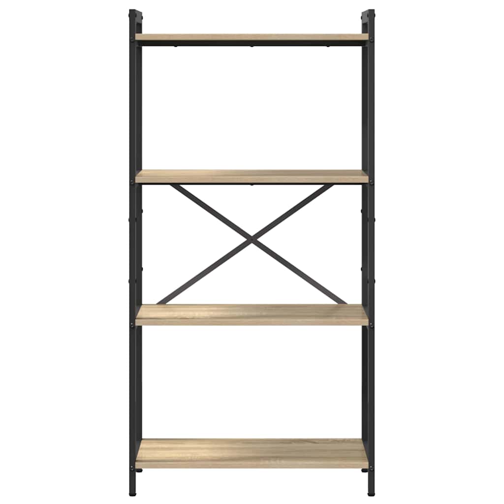 Bookshelf 60 x 30 x 120 cm Engineered Wood Sonoma Oak
