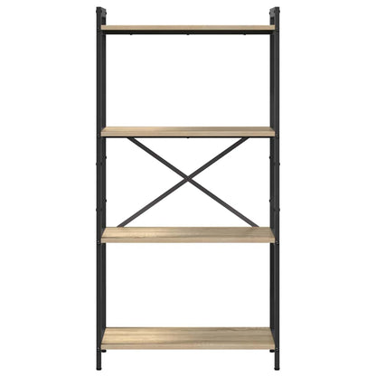 Bookshelf 60 x 30 x 120 cm Engineered Wood Sonoma Oak