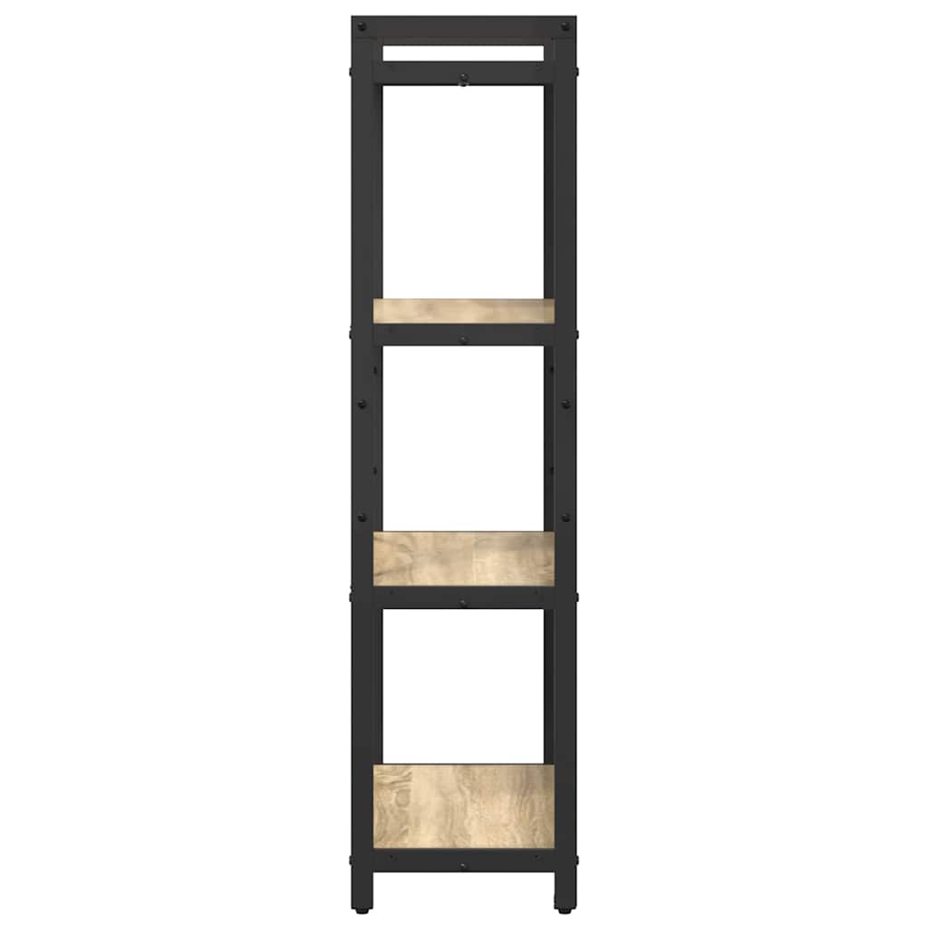 Bookshelf 60 x 30 x 120 cm Engineered Wood Sonoma Oak