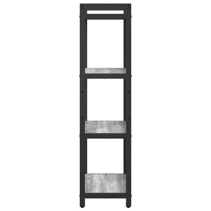 Bookshelf 60 x 30 x 120 cm Engineered Wood Grey sonoma