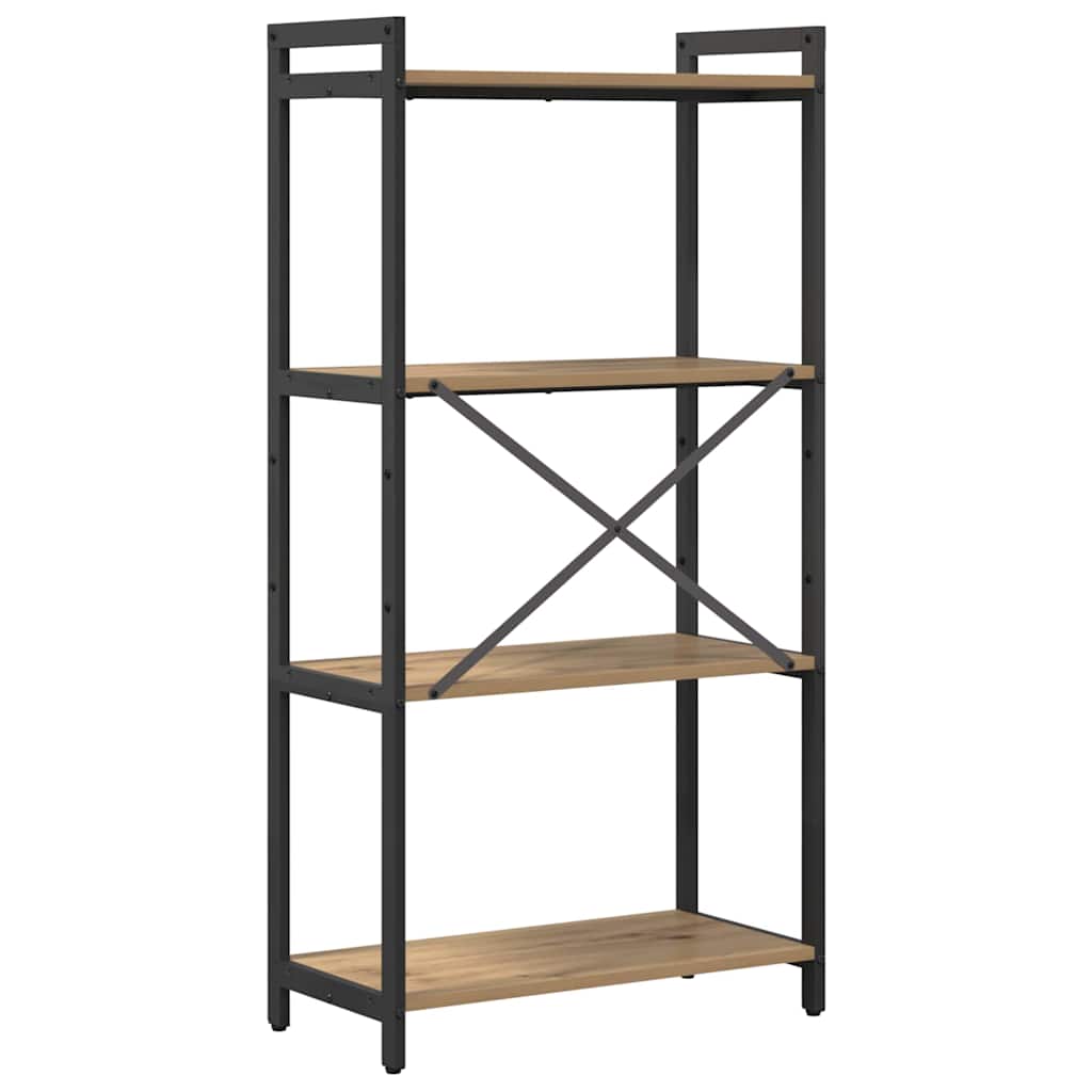 Bookshelf Artisan Oak 60 x 30 x 120 cm Engineered Wood